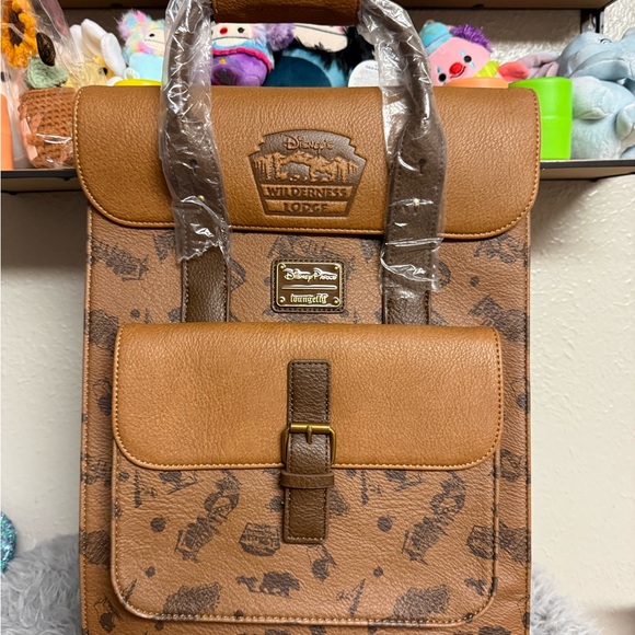 Loungefly Handbags - Disney Parks Animal Kingdom Wilderness Lodge Loungefly Backpack New with Tag